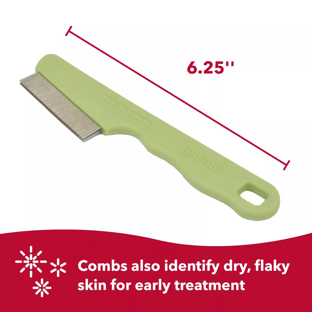 Safari Double Row Flea Comb For Dogs
