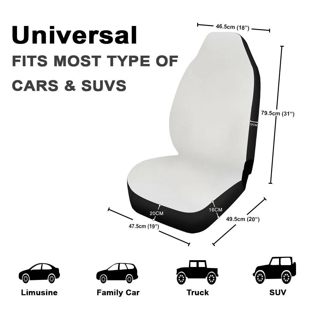 Siberian Husky Dog Inside Flag Gob Bless America  Car Seat Covers