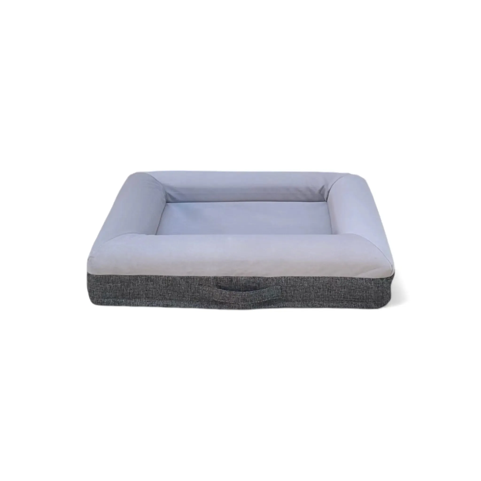 Small Luxury Essential Orthopedic Bluewater Dog Bed (Gray)