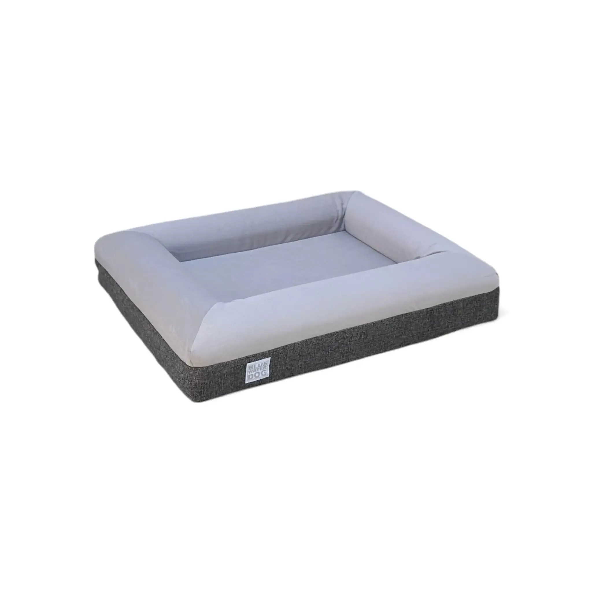 Small Luxury Essential Orthopedic Bluewater Dog Bed (Gray)