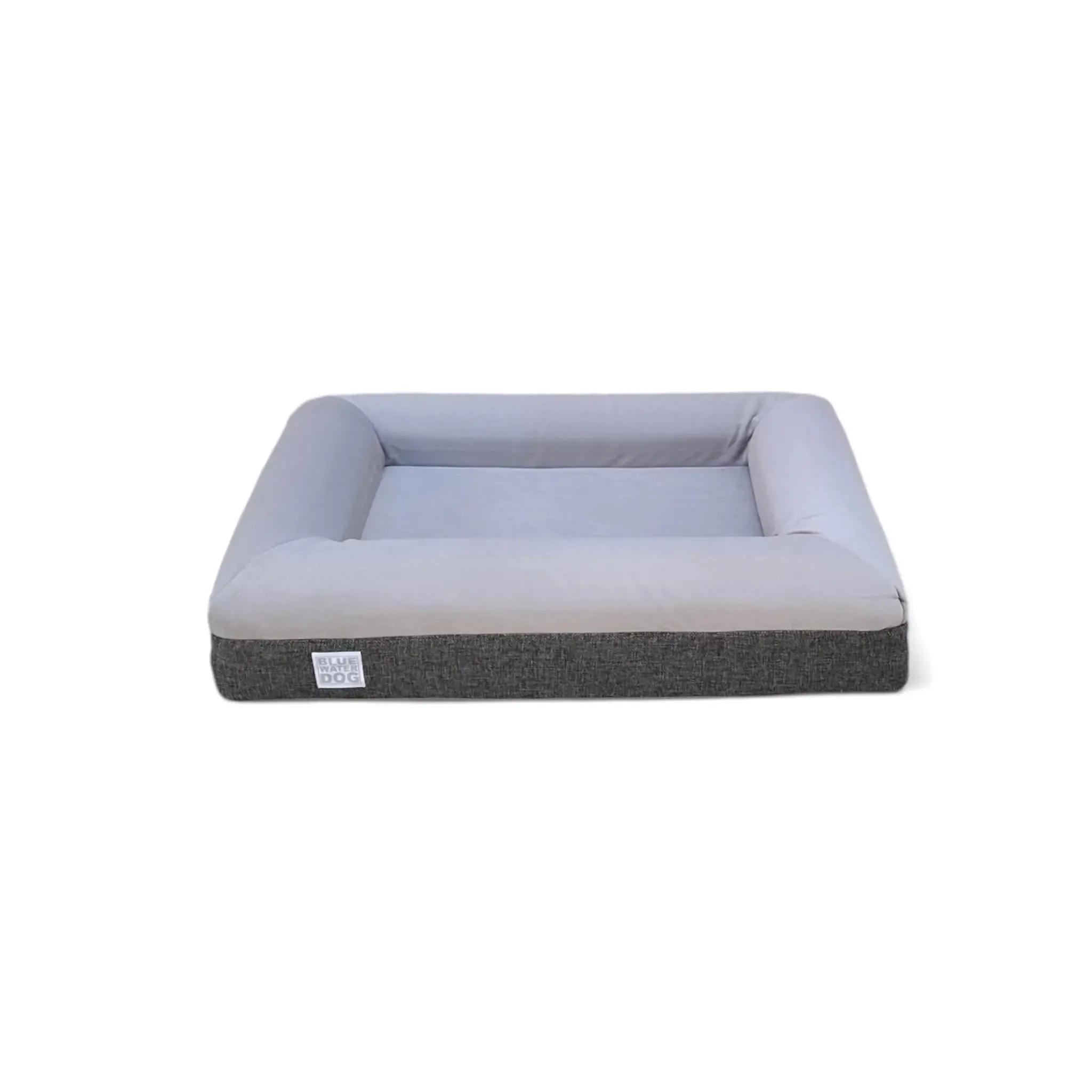 Small Luxury Essential Orthopedic Bluewater Dog Bed (Gray)