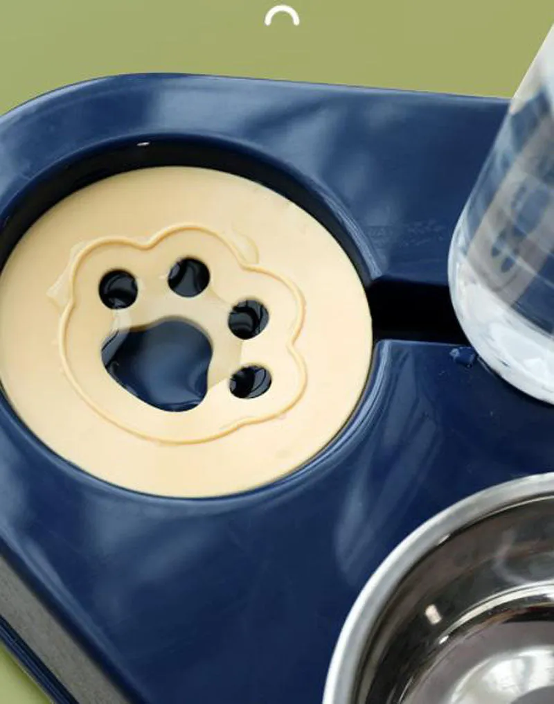 Three bowls of automatic drinking water for dogs and cats