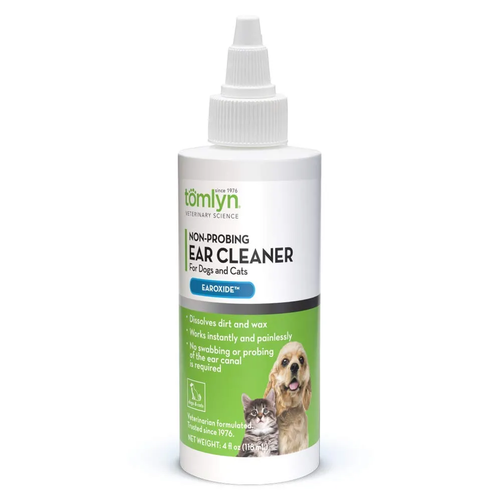 Tomlyn Earoxide Pet Ear Cleanser, 4-oz bottle