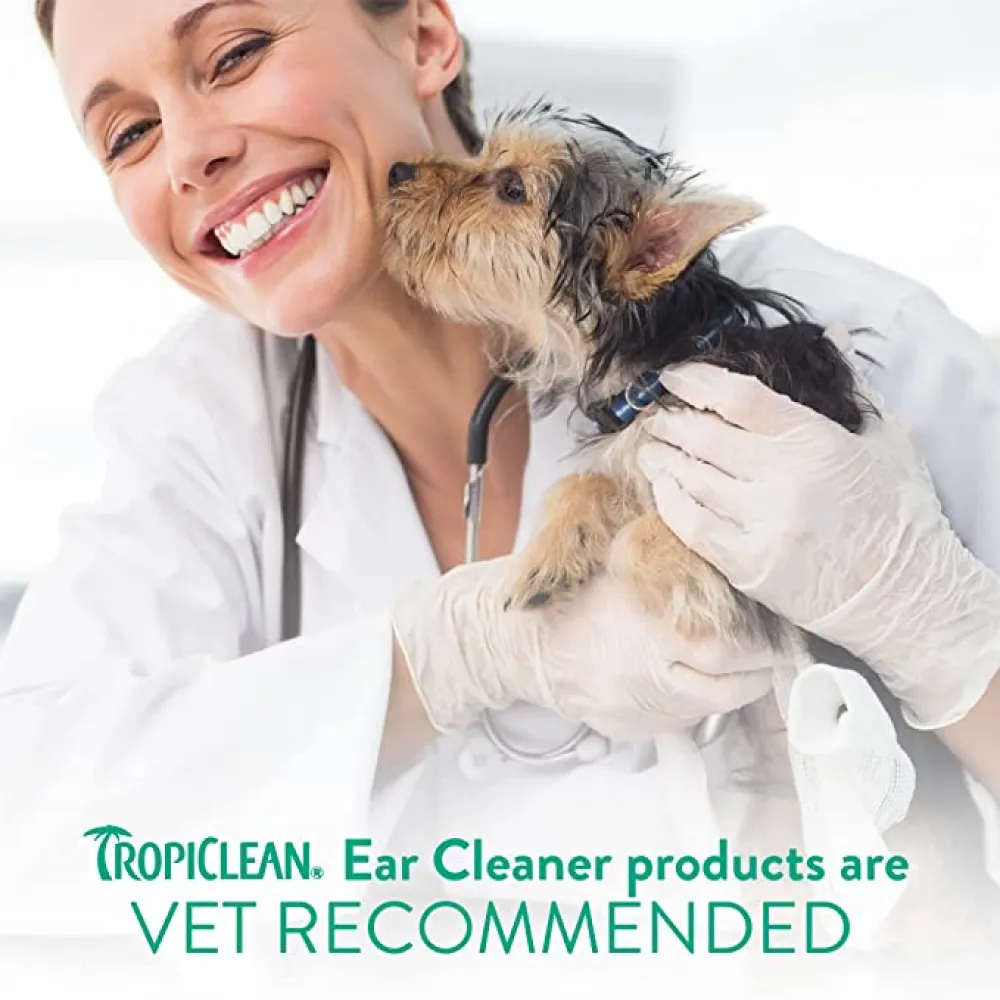 Tropiclean Alcohol Free Ear Wash for Dogs and Cats
