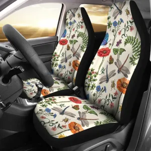 Vintage Dragonfly Universal Fit Car Seat Covers