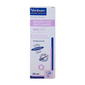 Virbac Epiotic Salicylic Acid Ear Cleanser for Dogs and Cats