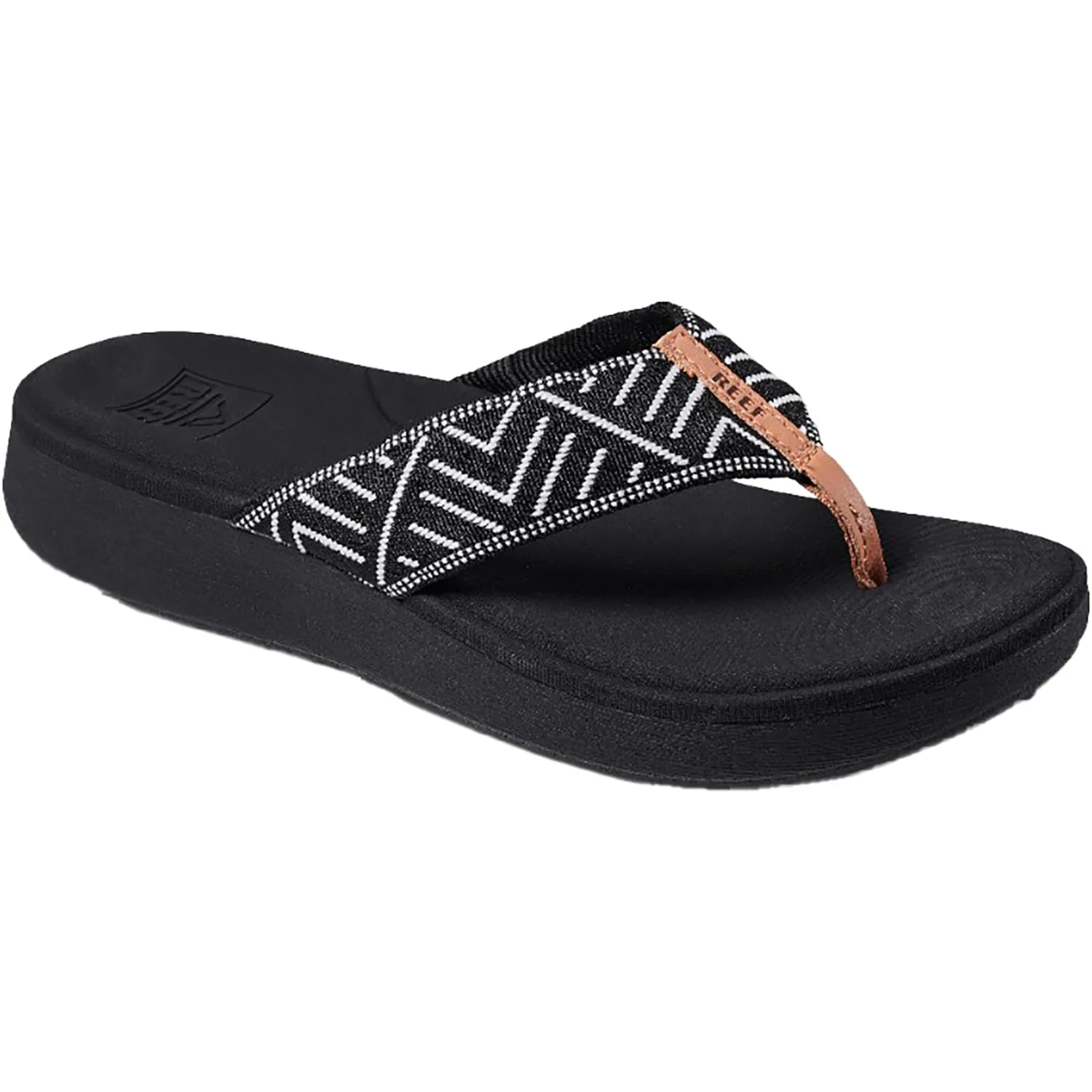 Women's Reef Cushion Cloud TX Black Geo Synthetic